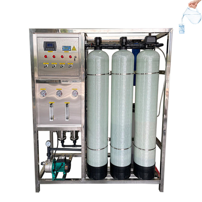 500LPH Umkehrosmose-Reinigung Trinkwasserfilter Kosmetik-Fabrik Ro-System Zwei-Stufen-Wasserreinigungsmaschine