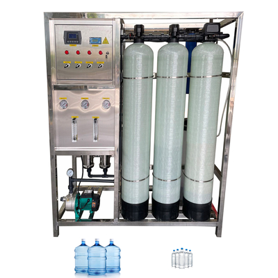 500LPH Umkehrosmose-Reinigung Trinkwasserfilter Kosmetik-Fabrik Ro-System Zwei-Stufen-Wasserreinigungsmaschine