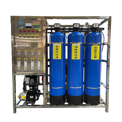 500L/Stunde Industrie-RO-Wasserbehandlungsanlage Maschine Umkehrosmose-Systeme für Trinkwasser