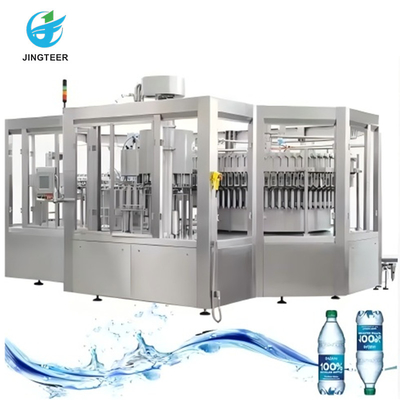 Komplett-Full-Automatische 3 in 1 Plastikflasche reine Mineralwasser-Produktionslinie Wasserfüllmaschine